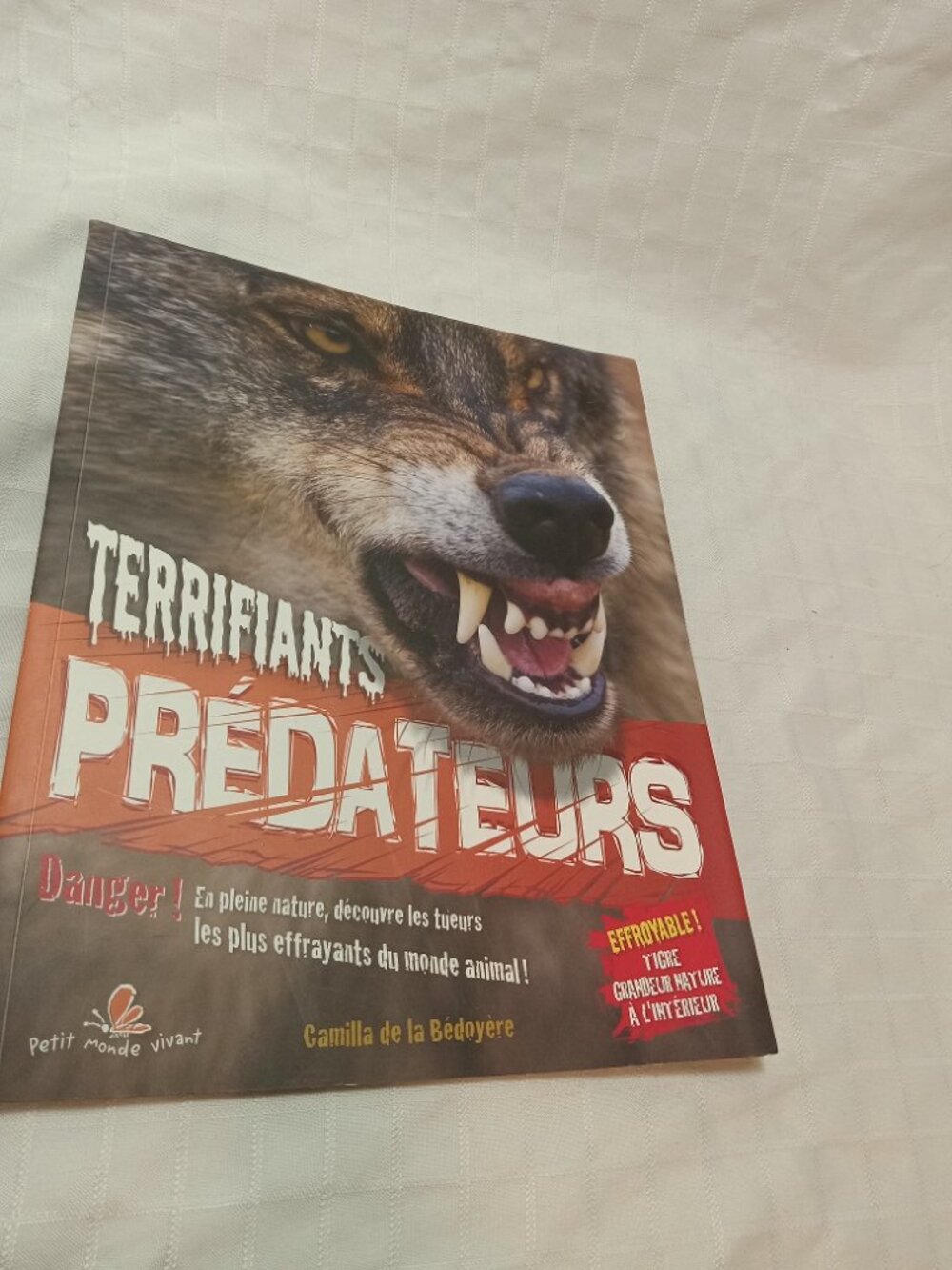 Book "Terrifiants prédateurs", in French